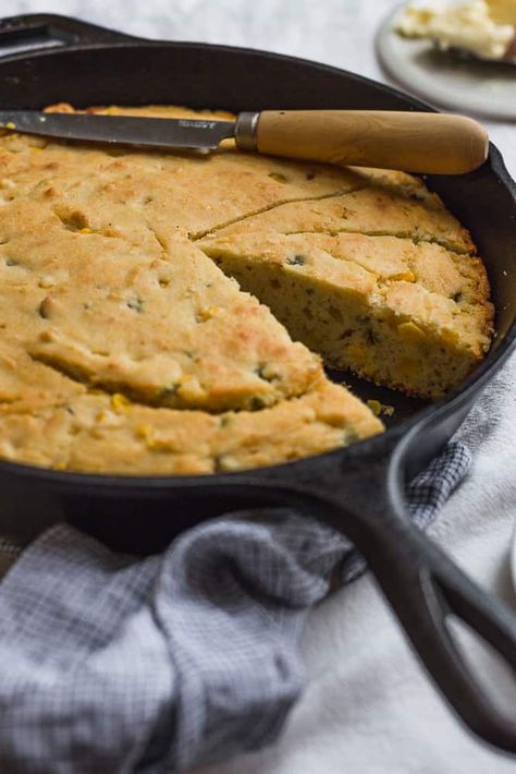 MASA HARINA CORNBREAD | Food & Table Masa Flour Cornbread, Masa Harina Cornbread Recipe, Masa Cornbread Recipe, Masa Harina Recipes, Masa Harina Cornbread, Masa Recipes, Creamed Corn Cornbread, Bread Crackers, Savory Baking