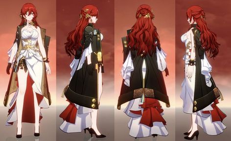 Character Reference Sheet, Old Fashion Dresses, Honkai Star Rail, Character Sheet, Character Modeling, Feminine Beauty, Star Rail, Anime Outfits, Art Reference Poses