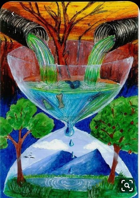 Save Environment Poster Drawing, Water Conservation Poster, Save Environment Posters, Save Water Drawing, Save Earth Posters, Save Earth Drawing, Save Water Poster Drawing, Save Water Poster, Earth Day Drawing