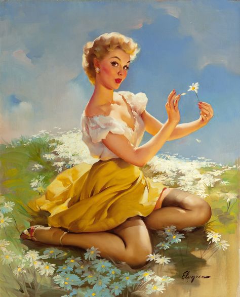 Stile Pin Up, Vintage Pin Ups, Glamour Art, Pinup Vintage, Pin Up Vintage, Pin Up Girl Vintage, Gil Elvgren, Pin Up Posters, Pinup Art