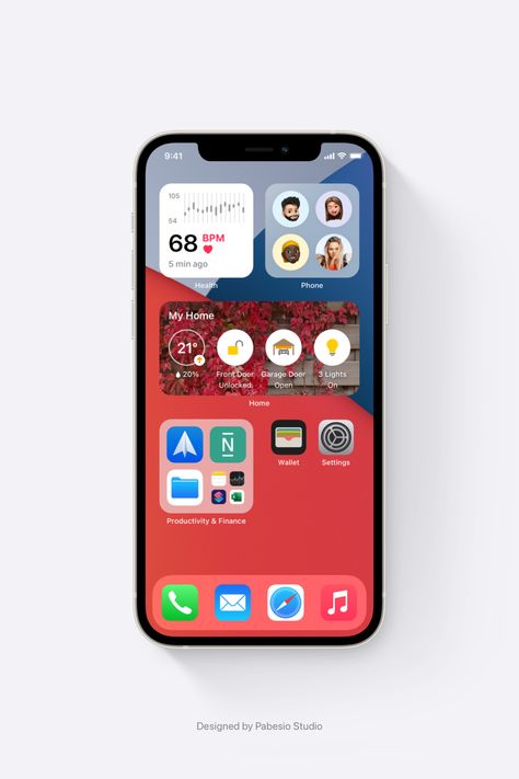 Widget concepts for iOS 15, including Health, Favorite Contacts, Home and App Collections. #iOS #iOS15 #Apple #Concept #UserInterface #UI #Widgets Apple Ui Design, Ios 15 Widgets, Apple Concept, Ios 15, Apple Ios, Newest Trends, User Interface, Ios, Health