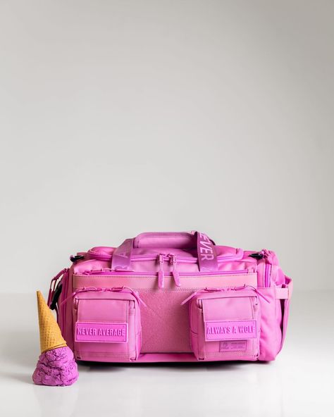 What’s Your Favorite Flavor 💜💚💛 #wolfpak NEVER AVERAGE ALWAYS A WOLF Cute Duffle Bag, Duffle Bag Pink, 35l Backpack, Molle Straps, Small Duffle Bag, Mini Duffle Bag, Range Bag, Dog Patch, Buddy Workouts