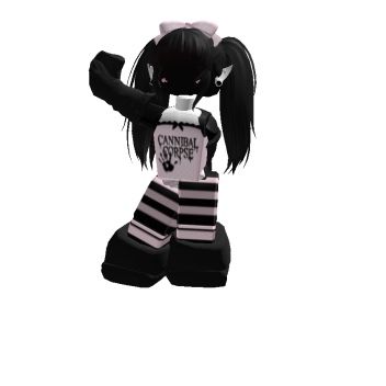 Roblox Creepycute, Creepy Cute Roblox Avatar, Human Muscle Anatomy, Roblox Emo Outfits, Got Characters, Emo Roblox Avatar, Roblox T-shirt, Arte Sailor Moon, Kawaii Goth