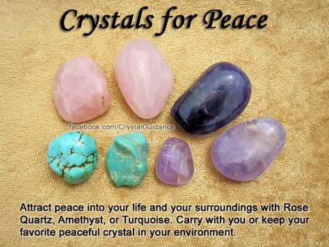 Crystals For Peace, Crystal Tips, Crystal Uses, Crystal Power, Crystal Therapy, Crystal Healing Stones, Crystal Magic, Crystal Meanings, Mineral Stone