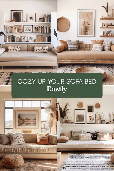 Transforming your sleeper sofa into a haven of comfort is easier than you might think! From the perfect mattress topper to plush pillows that cradle you to sleep, this guide covers all the tips and tricks. tackle the problem of cramped sleeping spaces with creative bedding choices and extras that enhance comfort. With just a few tweaks, your sleeper sofa can be the most loved bed in your home - stylish and functional! Make every night a cozy dream with these helpful suggestions to upgrade any sleeper sofa setup. How To Make Sofa Bed, Best Sofa Bed, Comfortable Sleeper Sofa, Most Comfortable Sleeper Sofa, Quality Sofa Bed, Best Sleeper Sofa, Comfort Mattress, Online Interior Design, Best Mattress