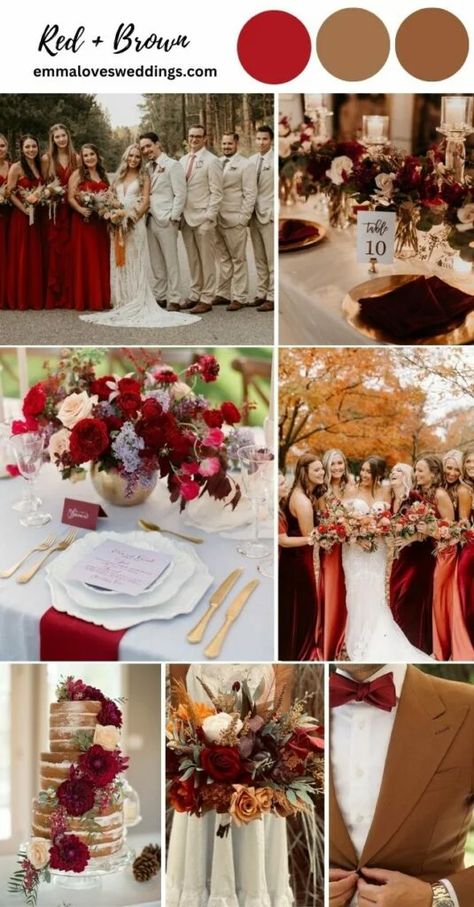 Gold And Red Wedding Theme, Winter Wedding Colors Blue, Champagne And Red Wedding, Gold And Red Wedding, Wedding Colors Palette, Wedding Colors 2024, Cream Wedding Theme, Khaki Wedding, December Background