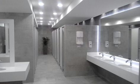 Aesthetic School Bathroom, Fancy School Bathroom, School Bathrooms Aesthetic, School Bathroom Design, Highschool Bathroom, School Bathroom Aesthetic, Hybe Insight, Bathroom School, Public Bathroom