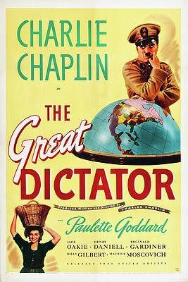 Wall Art - Photograph - The Great Dictator, 1940 by Vintage Hollywood Archive Charlie Chaplin Movies, The Great Dictator, Paulette Goddard, The Dictator, Pin Up Vintage, Film Vintage, Charles Chaplin, The Great, Classic Movie Posters