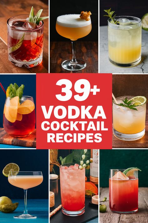 39+ Favorite Vodka Cocktail Recipes to Delight Your Guests This Weekend!...  Mix up some fun this weekend with these favorite vodka cocktail recipes!... Perfect for parties or relaxing nights at home. From fruity infusions to classic mixes you’ll impress your friends with delicious drinks. Cheers to good times with vodka gin cocktails mixers garnishes and ice!... Sip and savor the flavors!... https://ostrali.com/foodr/vodka-cocktail-recipes Mixed Drinks Using Vodka, Vodka Fruity Mixed Drinks, Fun Vodka Cocktails, Fun Vodka Drinks, Drinks To Make With Vodka, Cocktails Recipes Vodka, Vodka Sunrise Recipe, Vodka Drinks Recipes, Vodka Mixed Drinks Recipes