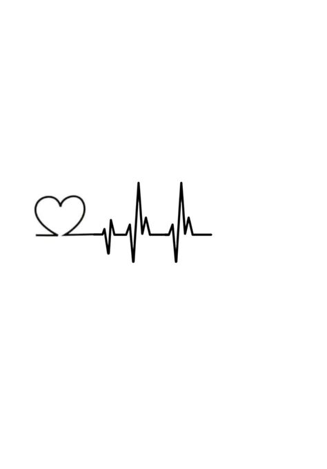 Heart Beat Png, Made In Hell Tattoo, Heartbeat Tattoo Design, Hell Tattoo, Heartbeat Tattoo, Abstract Tattoo Designs, Tattoo Lettering Design, Band Tattoo Designs, Small Pretty Tattoos