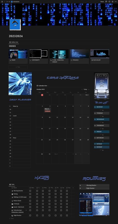 Cybercore Y2K Notion Template Ig @studioc.ore / twitter @StudioC_ore Notion Cybercore, Y2k Notion Template, Y2k Notion, Cybercore Wallpaper, Roblox Nostalgia, Y2k Futurism, Y2k Png, Cybercore Y2k, Y2k Cybercore
