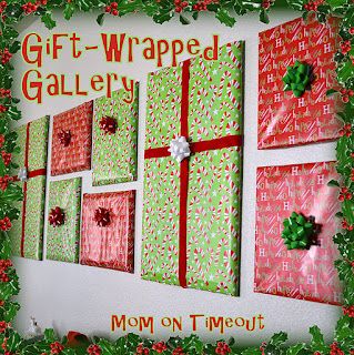 Mom On Timeout: Gift-Wrapped Gallery Xmas Gift Wrap, Law Christmas, Diy Xmas Gifts, Office Christmas, Idea Gift, Christmas Wrapping Paper, Decor Idea, Christmas Paper, Diy Holiday