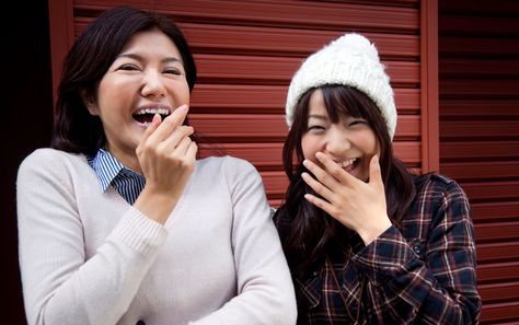 laughing Teenager Posts Girls, Laughter The Best Medicine, Women Laughing, Girl Sign, Flirting Tips For Girls, Sendai, Japan Girl, Games For Girls, Japanese Women