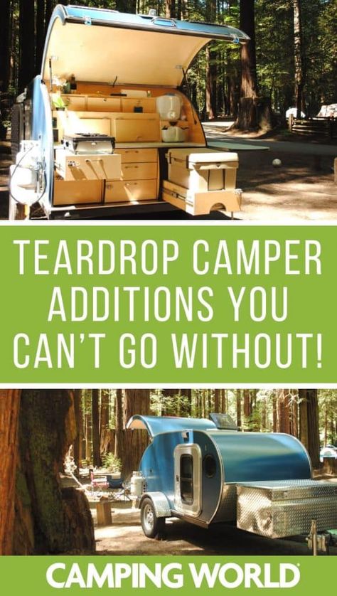 Teardrop Camper Accessories, Teardrop Trailer Camping Hacks, Trailer Camping Hacks, Teardrop Trailer Interior, Teardrop Camper Interior, Teardrop Trailer Camping, Mini Campers, Cabin Accessories, Teardrop Camping