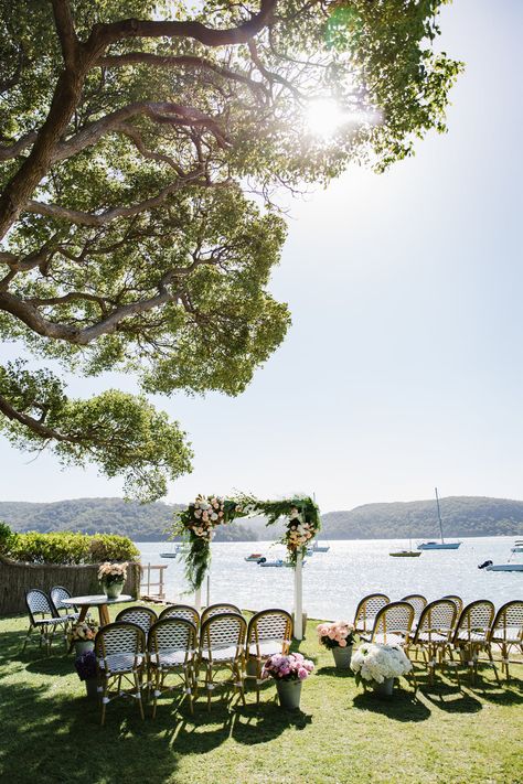 Outdoor wedding ceremony & reception venue in Sydney Wedding Locations Australia, Outdoor Wedding Locations, Perth Wedding Venues, Wedding Venues Sydney, Ocean Wedding Theme, Wedding Locations Outdoor, Ceremony Styling, Sydney Gardens, Dream Wedding Locations