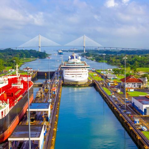 Panama Cruise, Panama Canal Cruise, Artificial Lake, Panama Canal, Ways To Travel, Panama City, Panama City Panama, Travel News, Pacific Coast