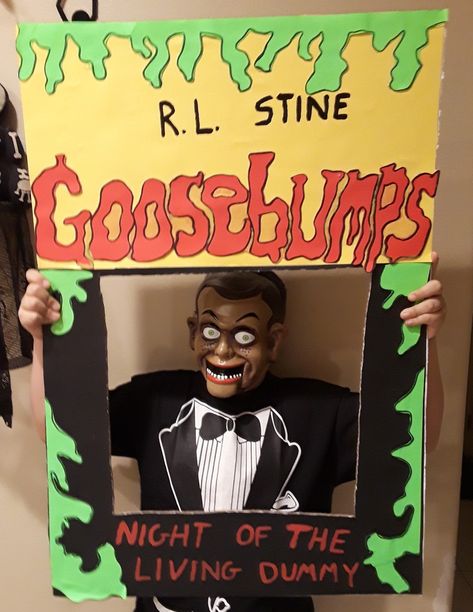 Goosebumps Costume Diy, Goosebumps Halloween Costumes, Slappy Costume, Goosebumps Costume, Goosebumps Party, Goosebumps Books, Book Costumes, Book Week, How To Be Likeable