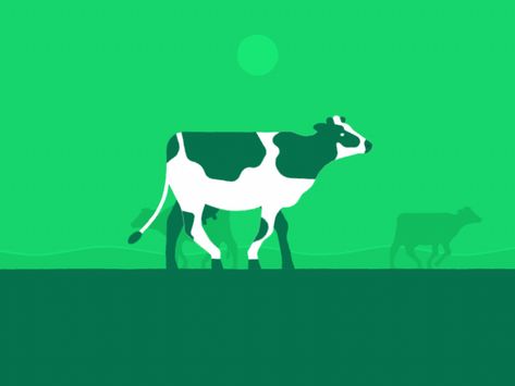 Cow Pixel Art, Cow Animation, Animated Cow, Walking Gif, Starting A Coffee Shop, Graphic Cow, Opening A Coffee Shop, Animal Movement, Motion Logo