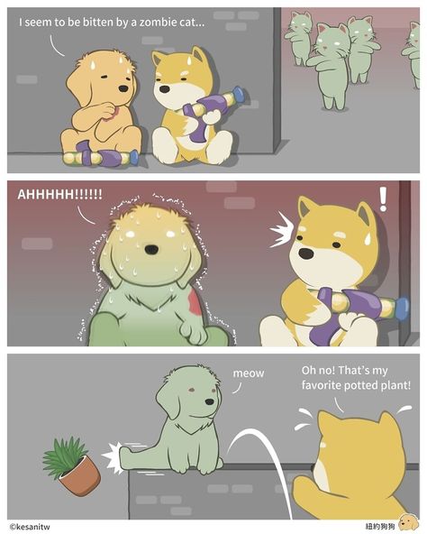 40 Funny And Cute Comics That Show What Animals Would Do If They Were Human By Kesanitw Animal Lives Comic, Dog Comics Funny, Cat Drawing Memes Funny, Cute Cat Memes Hilarious, Funny And Cute, Chiwawa Memes Funny, Environmental Issues, It's Raining, Cute Comics