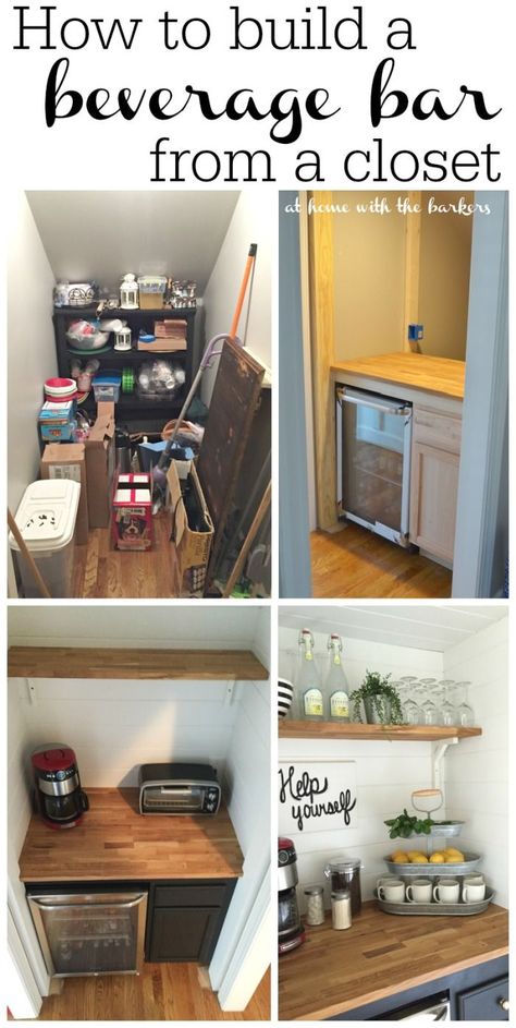 Under Stairs Closet Bar Ideas, Closet Wine Bar, Turning A Closet Into A Bar, Turn A Closet Into A Bar, Turn Closet Into Bar, Bar Closet Ideas, Closet Turned Into Bar, Under The Stairs Closet Ideas, Closet Bar Ideas