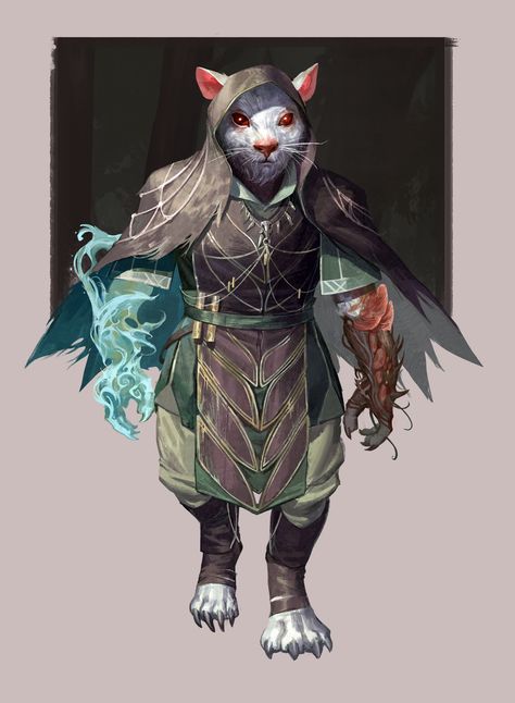 Mouse Guard, Dnd Races, Warhammer Aos, Dungeons And Dragons Classes, Dungeons And Dragons Characters, Dnd Art, Fantasy Concept Art, Animal Stories, Warhammer Fantasy