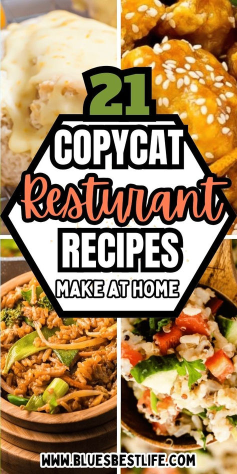 A collection of copycat recipes. Copycat Food, Restaurant Recipes Famous, Recipes Copycat, Restaurant Copycat Recipes, Copy Cats, Copy Cat Recipe, Restaurant Copycat, Recipes Restaurant, Copykat Recipes