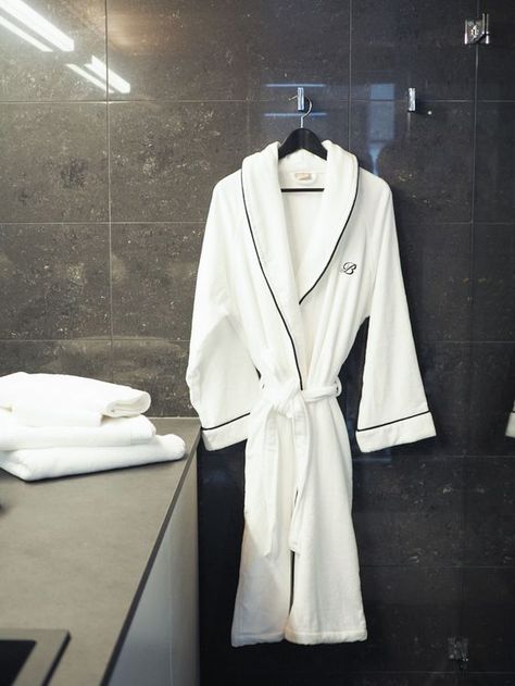 Bathrobe Aesthetic, Bachelorette Party Essentials, Small Goals, Massage Business, Big Goals, Therapy Room, Bathroom Inspiration Decor, Hotel Guest, House Number