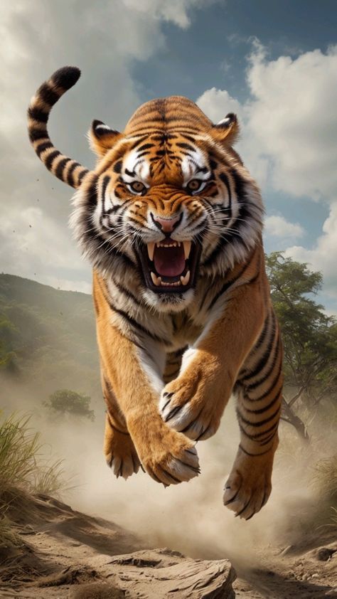 Fun fact) :Tigers are the largest cat species in the world, with adult males of some subspecies, such as the Siberian tiger, weighing up to 660 pounds (300 kilograms). 🐅 #mixedshotz Home Design Architecture, Lion Photo, Pictures Animals, Tiger Photography, Big Tiger, Eagle Artwork, Tiger Images, Panthera Tigris, Tiger Artwork