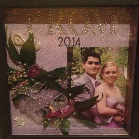 Prom Shadow Box Ideas, Grade 8 Grad, Keepsake Ideas, Shadow Box Ideas, Grade 8, School Dance, School Dances, Shadow Boxes, Box Ideas