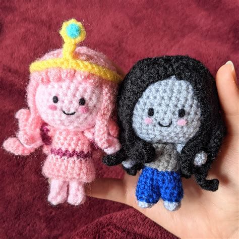 Crochet Pfp, Marceline Crochet, Pb And Marceline, Adventure Time Crochet, Ideas Para Tejer, Marceline And Bubblegum, Crochet Christmas Gifts, Crochet Plushies, Kawaii Crochet