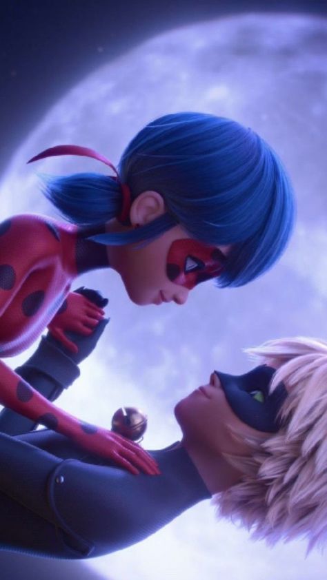 💖💖💖💖 Awakenings Movie, Starco Comic, Ladybug E Catnoir, Adrien Miraculous, Catnoir And Ladybug, Tikki Y Plagg, Noir Movie, Ladybug Wallpaper, Miraculous Ladybug Oc