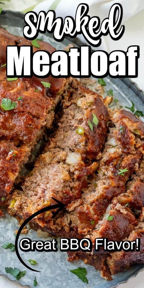 Smoked Meatloaf Recipe, Southern Appetizers, Smoked Meatloaf, Classic Meatloaf Recipe, Decadent Food, Pellet Grill Recipes, Smoked Meat Recipes, Mild Italian Sausage, Smoked Cooking