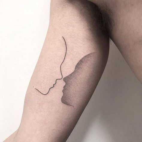 Duality Tattoo Ideas, Duality Tattoo, Tattoos Photo, Venom Art, Line Art Tattoos, Temporary Tattoo Designs, Minimalist Tattoo, Tiny Tattoos, Temporary Tattoos