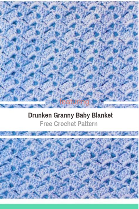 [Video Tutorial] Amazing Drunken Granny Baby Blanket Crochet Baby Blanket Tutorial, Easy Knit Blanket, Knit Baby Blanket Pattern Free, Crochet Baby Blanket Free Pattern, Easy Crochet Baby Blanket, Easy Crochet Baby, Baby Afghan Crochet, Baby Blanket Knitting Pattern, Haken Baby