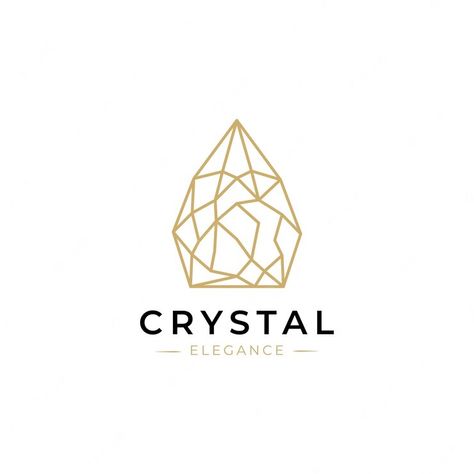 Premium Vector | Crystal gems logo design vector template linear style jewelry fashion luxury logotype concept outline icon Luxury Logotype, Crystal Icon, Dc Jewelry, Gem Logo, Diamond Outline, Ring Logo, Jewelry Logo Design, House Logo Design, Diamond Logo