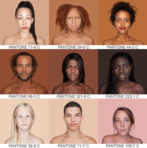 Photographer Travels The World To Capture Every Skin Tone In Pantone Style | DeMilked Human Skin Color, Different Skin Tones, Face Reference, First Photograph, Anatomy Reference, Photo Projects, 영감을 주는 캐릭터, Drawing Tutorials, Photo Reference