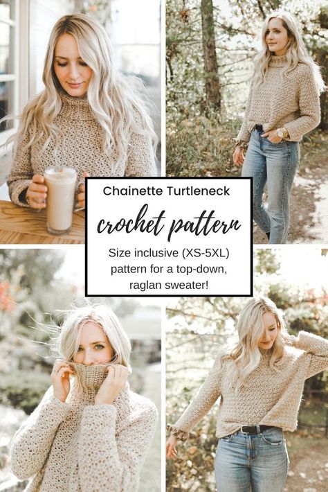 Crochet Cardigans, Crochet Jumper, Crochet Sweater Pattern Free, Crochet Sweaters, Raglan Sweater, Crochet Clothes Patterns, Crochet Cardigan Pattern, Modern Crochet, Crochet Woman