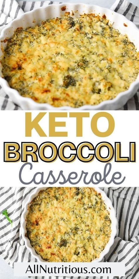 Keto Broccoli Casserole, New Keto Recipes, Low Carb Chicken Salad, Healthy Keto Recipes, Keto Broccoli, Keto Dinner Recipes, Keto Casserole, Low Carb Casseroles, Vegetarian Keto