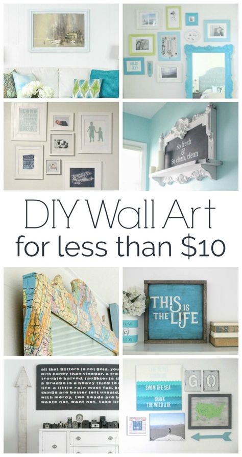 Cheap wall art ideas: DIY wall art you'll love that costs less than ten dollars Cheap Wall Art Ideas, Cheap Diy Wall Art, Tree Wall Art Diy, Cheap Wall Art, Cheap Wall Decor, Wall Art Ideas, Funky Home Decor, Metal Tree Wall Art, Organization Diy