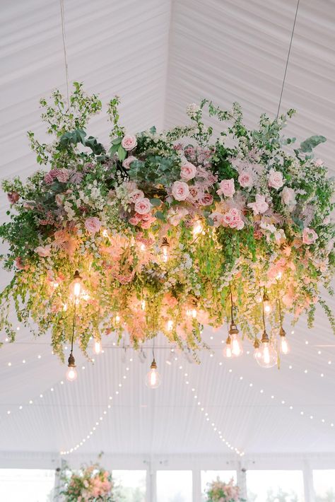 Garden Hanging Plants, Flower Chandelier Wedding, Chandelier Inspiration, Hanging Plants Ideas, Floral Chandelier Wedding, Farewell Brunch, Hanging Flowers Wedding, Flowers Chandelier, Wisteria Wedding