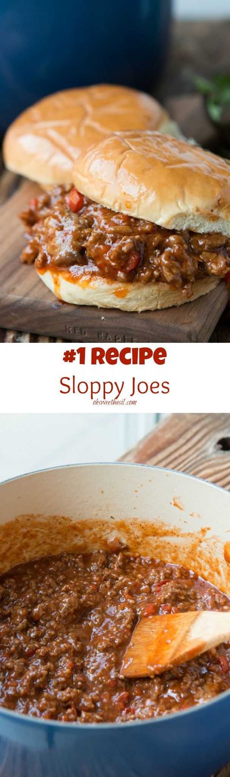 The #1 Recipe out there for Sloppy Joes and we agree, it's the best! ohsweetbasil.com Best Sloppy Joe Recipe, Sloppy Joe Recipe, Cheese Dinner, Homemade Sloppy Joes, Whole30 Dinner, Joe Recipe, Sloppy Joes Recipe, Sloppy Joe, Recipes Quick