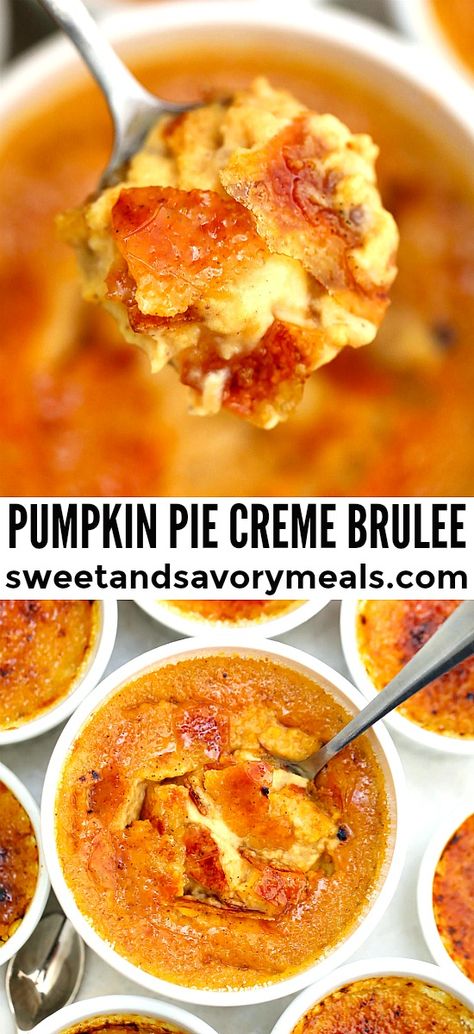 Creme Brulee Video, Pumpkin Creme Brulee, Brulee Recipe, Creme Brulee Recipe, Savory Meals, Dessert Simple, Tasty Videos, French Classic, Pumpkin Flavor