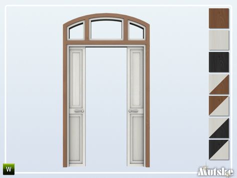 Arch Door, The Sims 4 Custom Content, Arched Doors, Door Glass, Sims Community, Electronic Art, Sims 4 Custom Content, The Sims Resource, Sims Resource