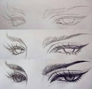 Mata Manga, Realistic Eye Drawing, Couple Drawing, Eye Drawing Tutorials, Drawing Eyes, Drawing Faces, Foto Tips, Anime Eye Drawing, Poses References