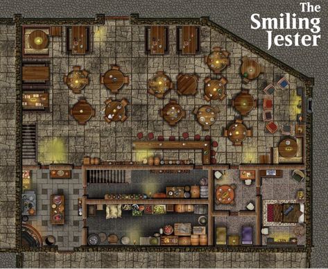 Dnd City, Map Building, Grid Rpg, City Inspiration, Fantasy City Map, Building Map, Map Making, Tabletop Rpg Maps, Fantasy Maps