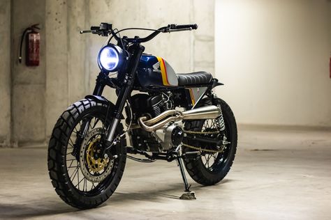 TwinStar Scrambler: Honda CM200T Custom – BikeBound Scrambler Build, Scrambler Moto, Triumph Street Twin, Honda Scrambler, Bmw R80, Triumph Bobber, Street Motorcycle, Paris Dakar, Bike Exif