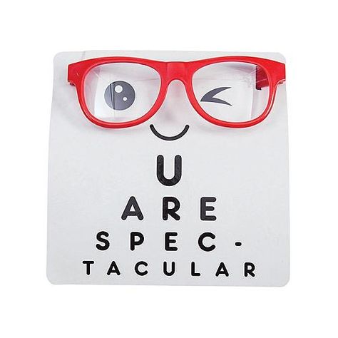 Glasses Valentine, Nerdy Valentines, Valentine Card Crafts, Valentines Day Puns, Valentine Cookie, Clear Lens Glasses, Eye Chart, Valentine Gifts For Kids, Valentine Cards Handmade