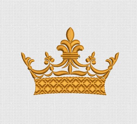 Royal Embroidery Design, Embroidery Crown, Crown Embroidery, Couture Design, Birds Embroidery Designs, Star Embroidery, Japanese Embroidery, Rose Vintage, London Town