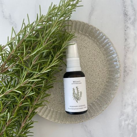 Grown in our Apothecary Gardens and distilled by us in a Copper Alembic Still, our Rosemary Hydrosol is a much-loved favourite of so many of our customers.⁠ ⁠ Because of the traditional methods used to create this hydrosol, we can keep it free of alcohol, glycerin and preservatives, leaving only whole plant magic. ⁠ ⁠ Used as a facial toner, following cleansing, spritz your face generously and then follow up with our serum while the skin is still damp.⁠ ⁠ Rosemary is considered antibacterial ... Rosemary Hydrosol, Plant Magic, Facial Toner, Apothecary, Rosemary, Toner, Serum, Facial, Copper