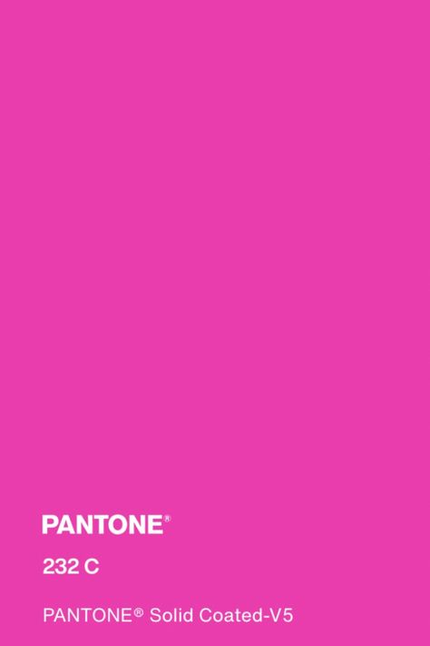 #pantone #pink #color #pantone232c Pink Pantone, Pantone Colors, Textile Printing, Door Color, Pantone Color, Textile Prints, Color Palettes, Bright Pink, Pink Color